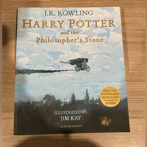 Harry potter and the philosopher’s stone book that is illustrated